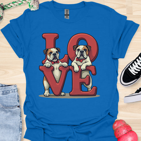 Love is a four legged word - V6 - Standing Duo T-Shirt